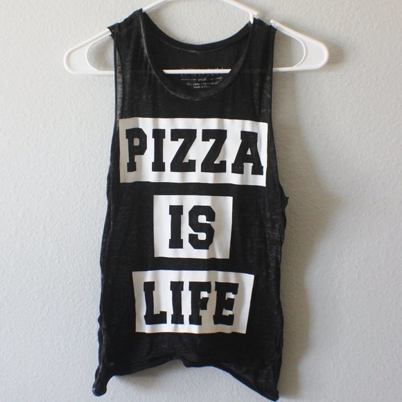 Pizza Is Life Tank Top - Picture 1 of 3
